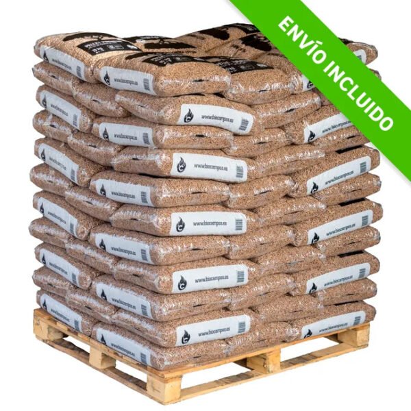 Palet de 80 sacos de pellet PIÑONERO